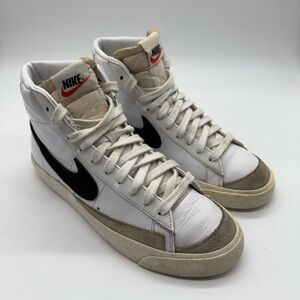Nike Blazer Mid '77 Vintage White Black Men Size 8/ Women Size 9.5 CZ1055-100